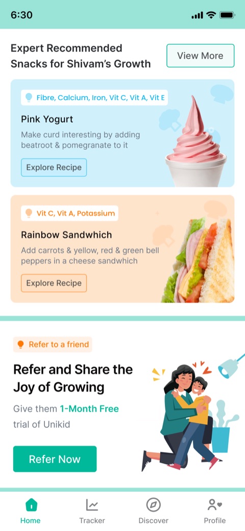 Recipes recommended for the child